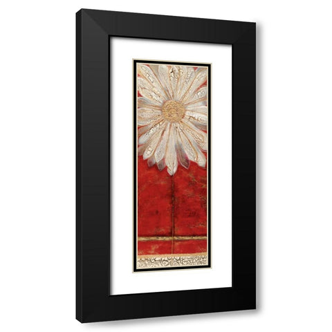 Flower Power I Black Modern Wood Framed Art Print with Double Matting by Darlington, Kerry