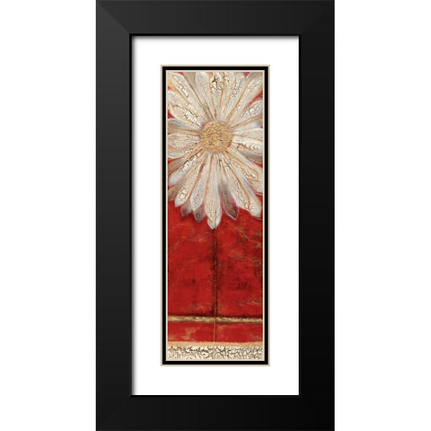 Flower Power I Black Modern Wood Framed Art Print with Double Matting by Darlington, Kerry
