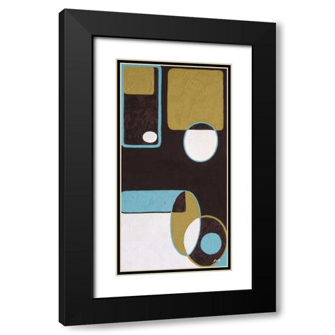 Effervescence II Black Modern Wood Framed Art Print with Double Matting by St. Amant, Yvette