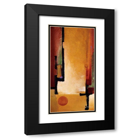 On the Rise Black Modern Wood Framed Art Print with Double Matting by Li-Leger, Noah