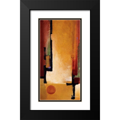 On the Rise Black Modern Wood Framed Art Print with Double Matting by Li-Leger, Noah