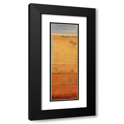 Promontory I Black Modern Wood Framed Art Print with Double Matting by Li-Leger, Don