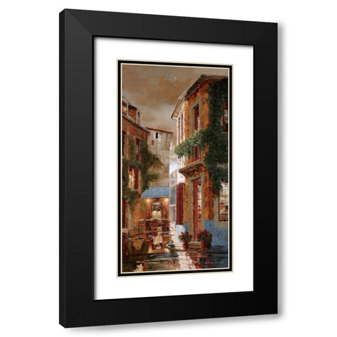 Tender is the Night Black Modern Wood Framed Art Print with Double Matting by Archambault, Gilles