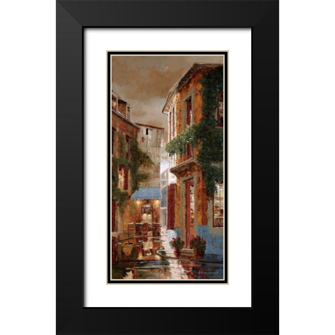 Tender is the Night Black Modern Wood Framed Art Print with Double Matting by Archambault, Gilles