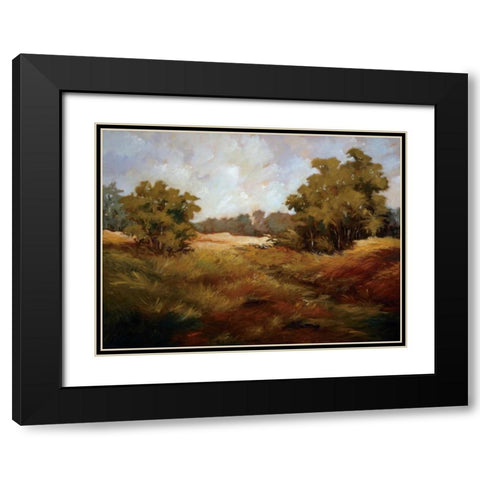 Peaceful Retreat I Black Modern Wood Framed Art Print with Double Matting by Baynes, Maija