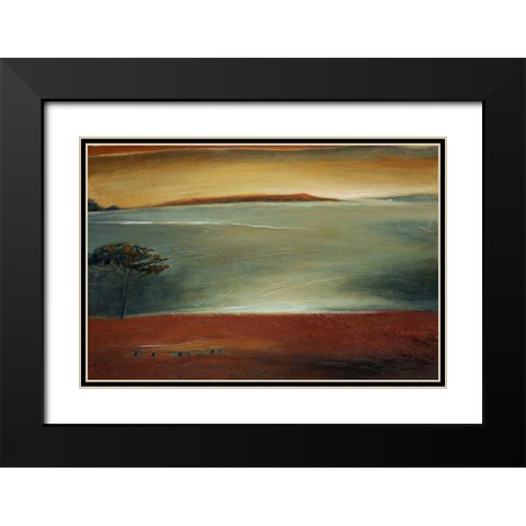 Morning Light Black Modern Wood Framed Art Print with Double Matting by Salemink-Roos, Ursula