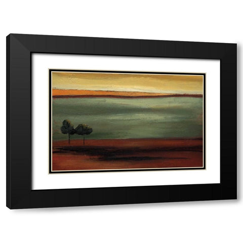 Morning Song Black Modern Wood Framed Art Print with Double Matting by Salemink-Roos, Ursula