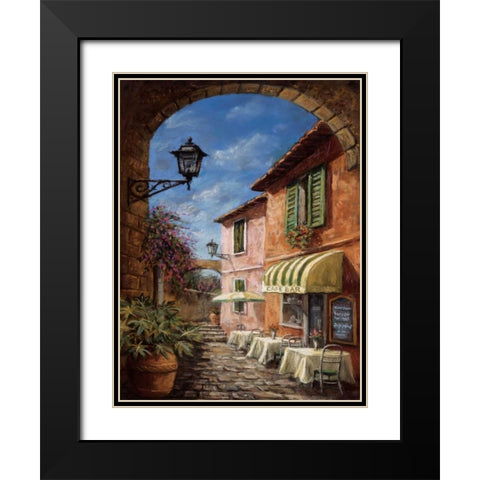 Through the Archway Black Modern Wood Framed Art Print with Double Matting by Surridge, Malcolm