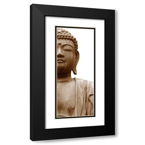 Buddha II Black Modern Wood Framed Art Print with Double Matting by Maihara/Watt, Jeff/Boyce