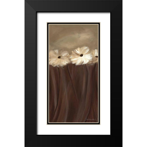 Daisy Bouquet Black Modern Wood Framed Art Print with Double Matting by Parker, Karen Lorena