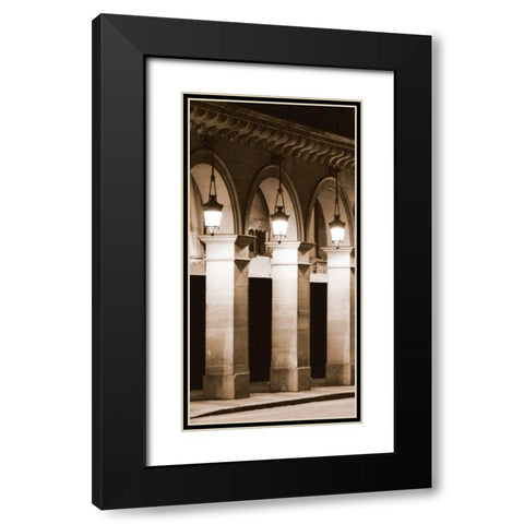 Paris Lights I - Arches I Black Modern Wood Framed Art Print with Double Matting by Maihara/Watt, Jeff/Boyce