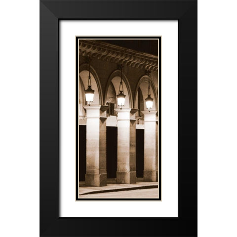 Paris Lights I - Arches I Black Modern Wood Framed Art Print with Double Matting by Maihara/Watt, Jeff/Boyce