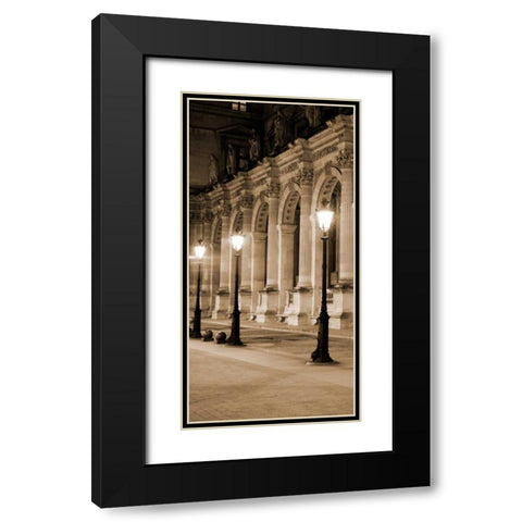 Paris Lights II - Arches II Black Modern Wood Framed Art Print with Double Matting by Maihara/Watt, Jeff/Boyce