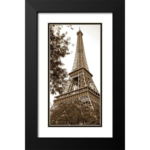 La Tour Eiffel I - Eiffel Tower I Black Modern Wood Framed Art Print with Double Matting by Maihara/Watt, Jeff/Boyce