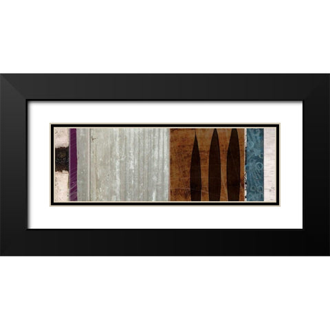 Aloe Garden II Black Modern Wood Framed Art Print with Double Matting by NOAH