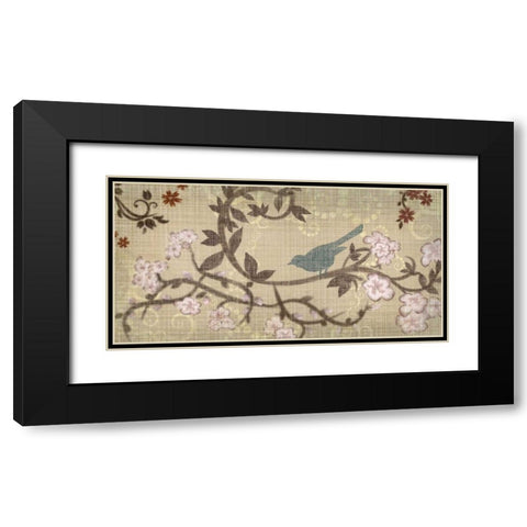 Songbird I Black Modern Wood Framed Art Print with Double Matting by Venter, Tandi