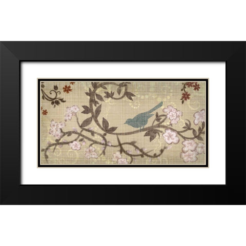 Songbird I Black Modern Wood Framed Art Print with Double Matting by Venter, Tandi