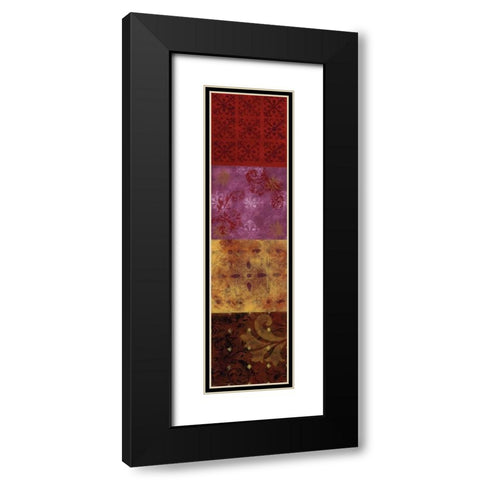 Tamarind Splash II Black Modern Wood Framed Art Print with Double Matting by Vindedzis, Rita