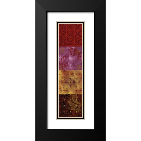 Tamarind Splash II Black Modern Wood Framed Art Print with Double Matting by Vindedzis, Rita