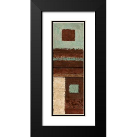 Connections on Impulse II Black Modern Wood Framed Art Print with Double Matting by Salemink-Roos, Ursula