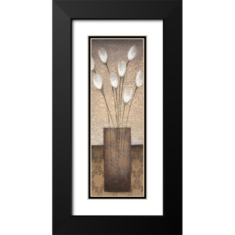 Opal Accent I Black Modern Wood Framed Art Print with Double Matting by Eve