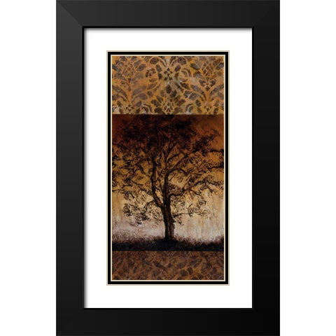 Oak Tree I Black Modern Wood Framed Art Print with Double Matting by Kelly, Lynn