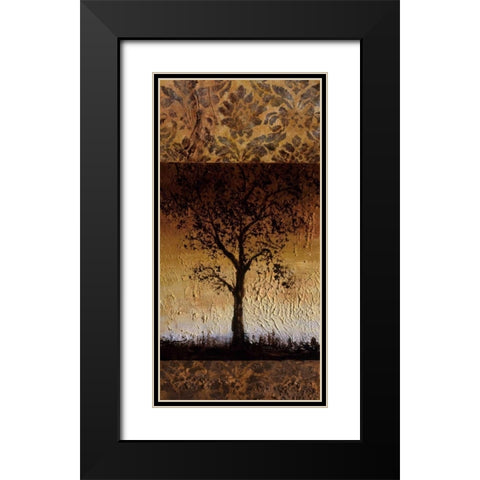 Oak Tree II Black Modern Wood Framed Art Print with Double Matting by Kelly, Lynn