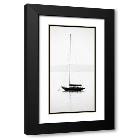 Still Waters I Black Modern Wood Framed Art Print with Double Matting by Maihara/Watt, Jeff/Boyce