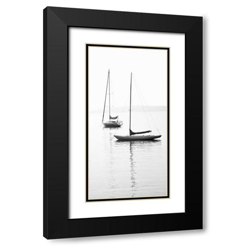 Still Waters II Black Modern Wood Framed Art Print with Double Matting by Maihara/Watt, Jeff/Boyce