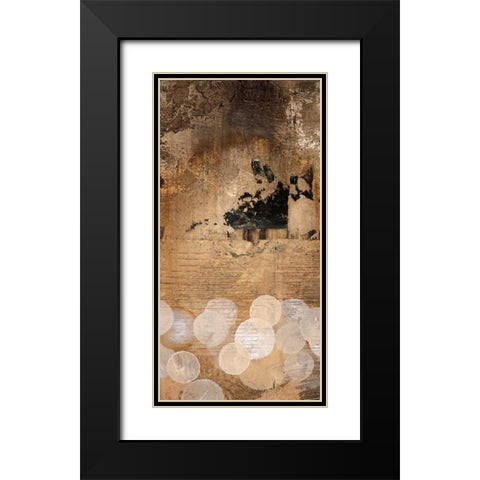 Pearl Essence II Black Modern Wood Framed Art Print with Double Matting by Li-Leger, Noah