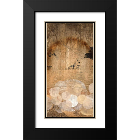 Pearl Essence III Black Modern Wood Framed Art Print with Double Matting by Li-Leger, Noah