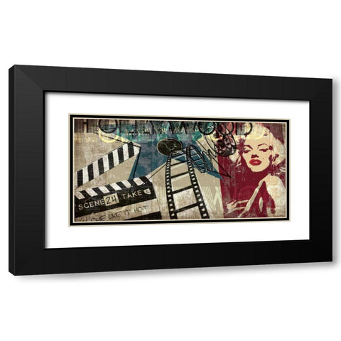 Forever Glam Black Modern Wood Framed Art Print with Double Matting by Venter, Tandi