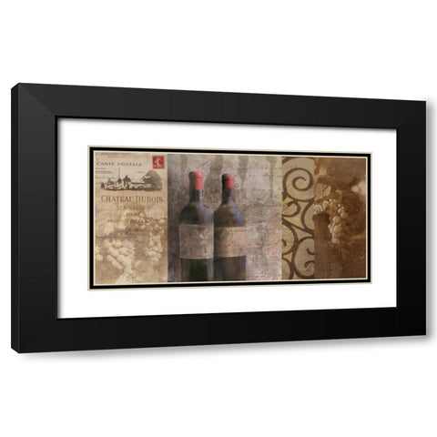 Vintage II Black Modern Wood Framed Art Print with Double Matting by Mallett, Keith