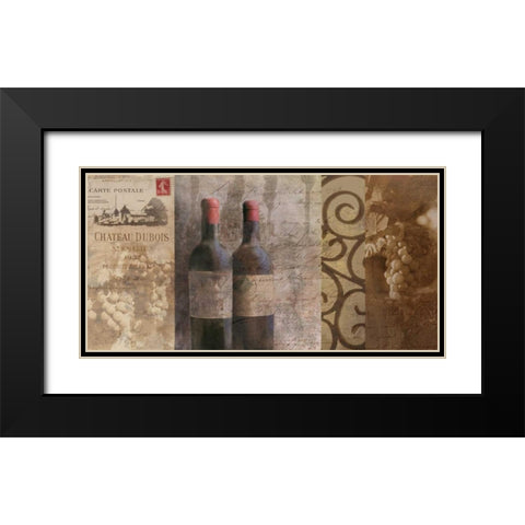 Vintage II Black Modern Wood Framed Art Print with Double Matting by Mallett, Keith