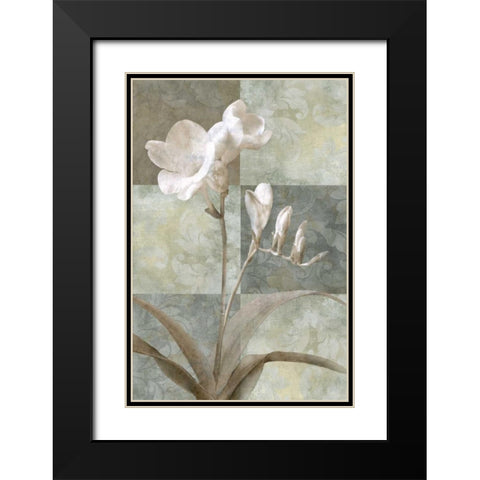 Memento I Black Modern Wood Framed Art Print with Double Matting by Mallett, Keith