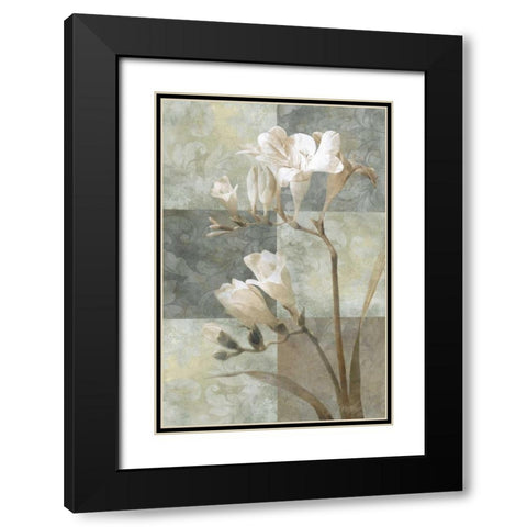 Memento II Black Modern Wood Framed Art Print with Double Matting by Mallett, Keith