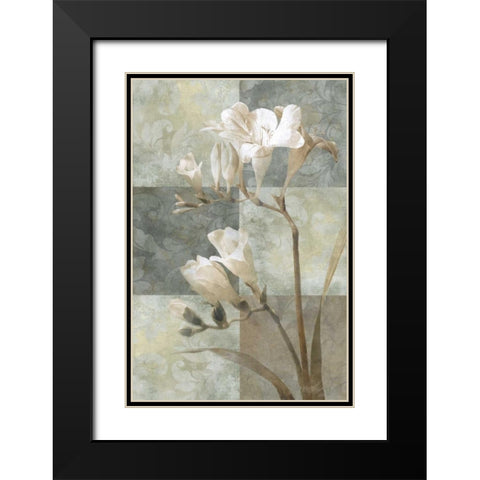 Memento II Black Modern Wood Framed Art Print with Double Matting by Mallett, Keith