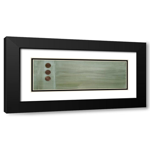 Aqua Drops IV Black Modern Wood Framed Art Print with Double Matting by Parker, Karen Lorena