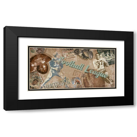 Touch Down Black Modern Wood Framed Art Print with Double Matting by Venter, Tandi