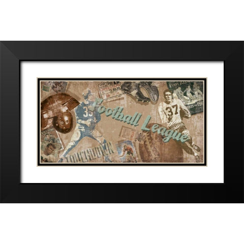 Touch Down Black Modern Wood Framed Art Print with Double Matting by Venter, Tandi