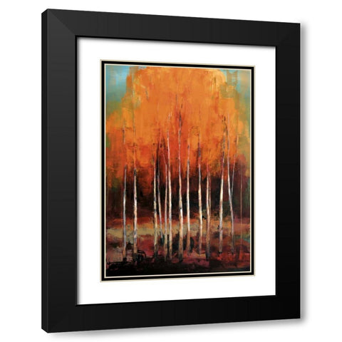 Morning Whisper Black Modern Wood Framed Art Print with Double Matting by Colbert , Peter