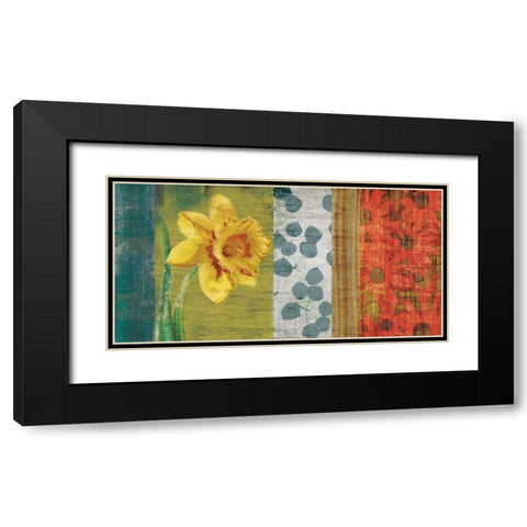 Garden Collection I Black Modern Wood Framed Art Print with Double Matting by Venter, Tandi