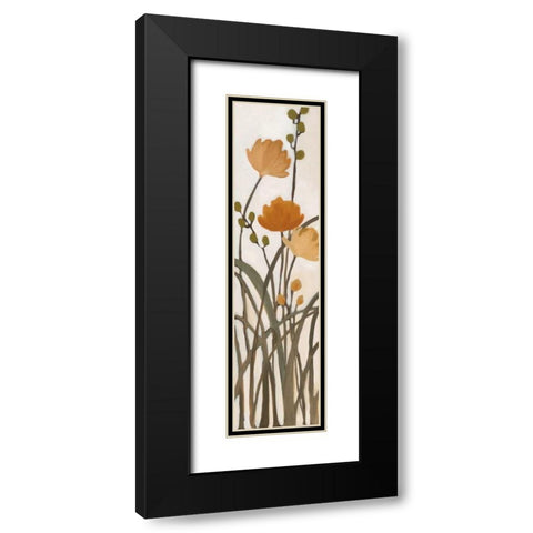 Meadows I Black Modern Wood Framed Art Print with Double Matting by MARIA