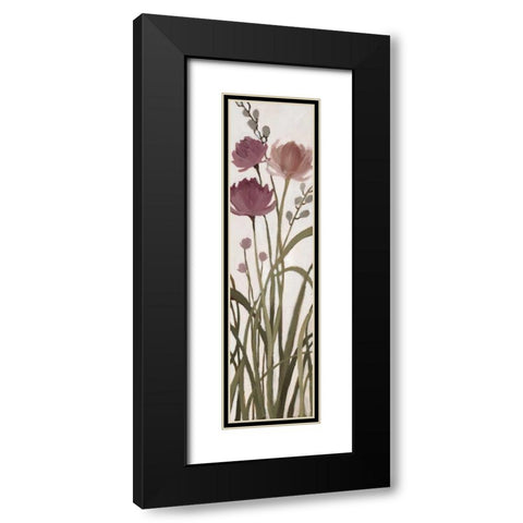 Meadows II Black Modern Wood Framed Art Print with Double Matting by MARIA