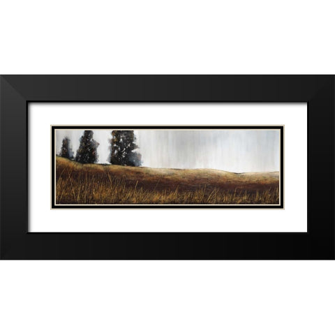 Summer Lights Black Modern Wood Framed Art Print with Double Matting by St.Germain, Patrick