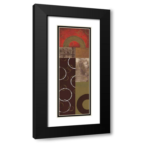 Mix n Match I Black Modern Wood Framed Art Print with Double Matting by Kaminsky, Earl