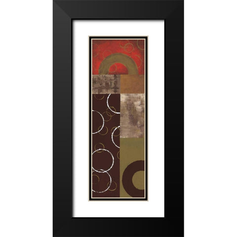 Mix n Match I Black Modern Wood Framed Art Print with Double Matting by Kaminsky, Earl