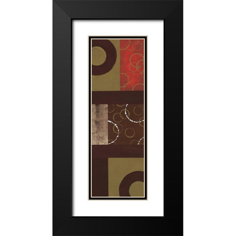 Mix n Match II Black Modern Wood Framed Art Print with Double Matting by Kaminsky, Earl