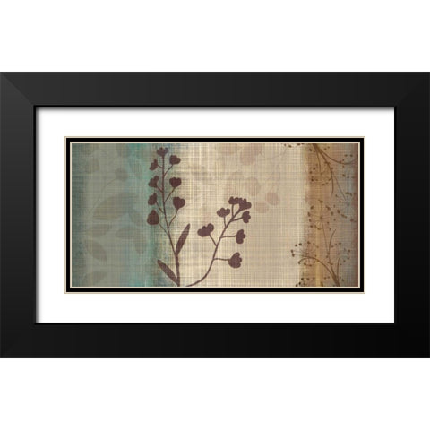 Playful Combinations Black Modern Wood Framed Art Print with Double Matting by Venter, Tandi