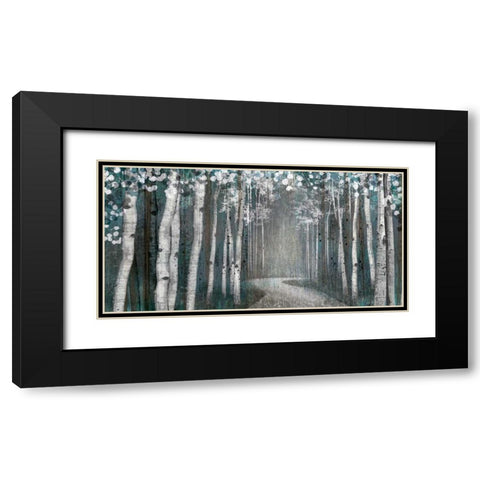 Mineral Forest Black Modern Wood Framed Art Print with Double Matting by Venter, Tandi